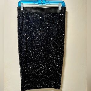 Jessica Simpson Knee Length Sequin Skirt